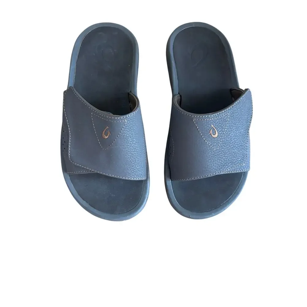Olakai Nalu Men’s Versatile Slide Sandals Brown Size 9